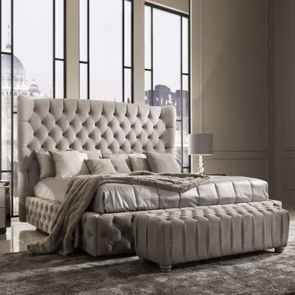 Hotel home solid wood bed frame