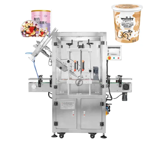 Oatmeal Yogurt Plastic Lid Press Machine for Small Cans