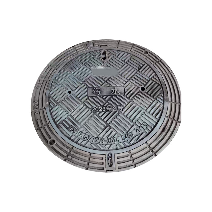 D400 Custom Pattern Round Manhole Cover