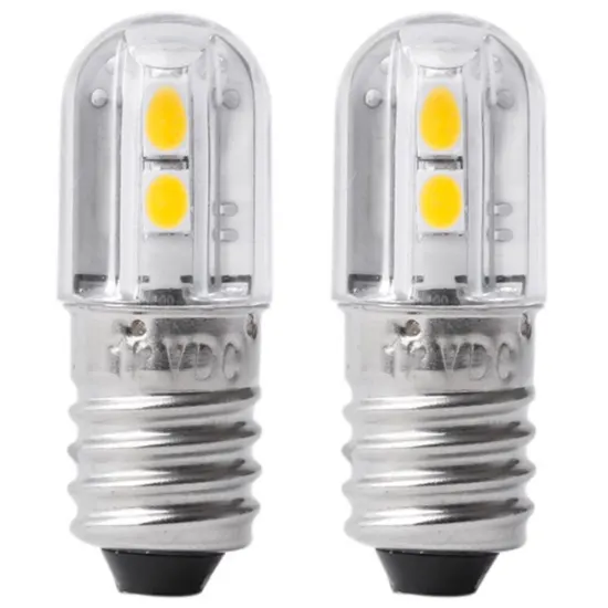 Energy Saving Mini LED Bulb E10 Ba9s for Various Voltages - Indicator and Warning Light