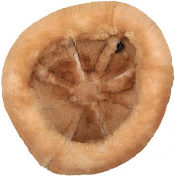 Warmly sheepskin wool hats genuine leather for women