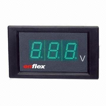 Panel Voltage Meter, Mini Digital LED Display, Low Power Consumption