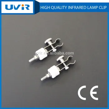 UVIR GJ0007 Short Wave High quality infrared halogen lamp clip 10mm tube