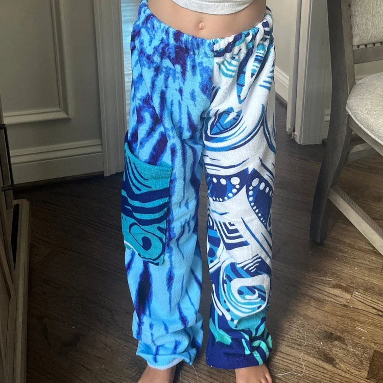 กางเกงผ้าเช็ดตัวชายหาด beach towel pants