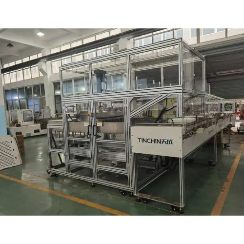 Automatische Hochgeschwindigkeits -Kunststoff -Deckelpackungsmaschine Biologisch abbaubarer Deckelabdeckung Making Forming Packing Machine