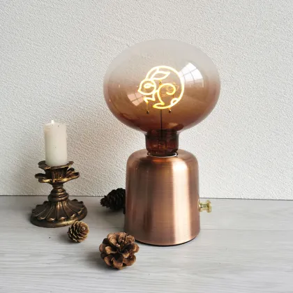 Rabbit Rabbit Desk Lamp Gradient Brown