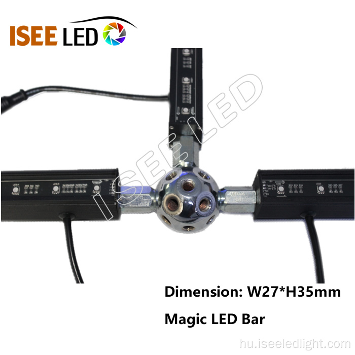 Bérleti színpadi világítás DMX512 LED geometriai sávcső