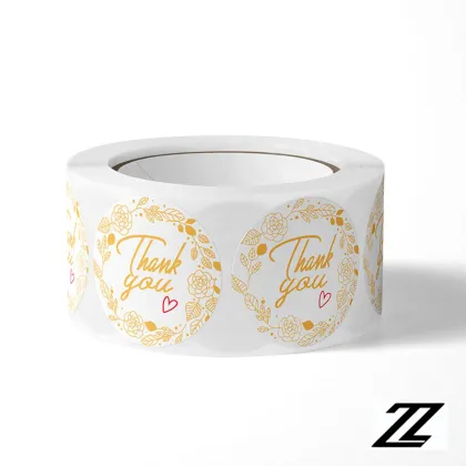 Thank you stickers labels