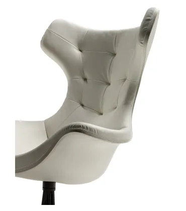 Contemporary swivel armchair REGINA II chair