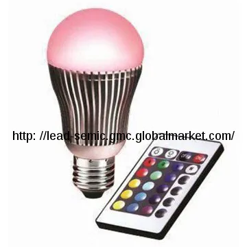 Hot sell E27 RGB LED BULBS 5W