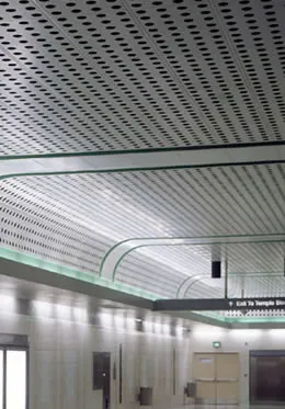 perforated metal false ceiling