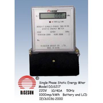 Single Phase Energy Meter With Battery