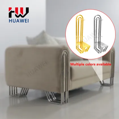 Gold Decorative Metal Sofa Frame Leg