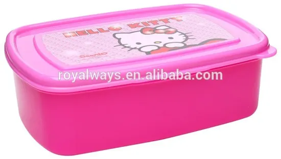 Hello Kitty Lunch Box - Dark Pink Great for school, outdoors
