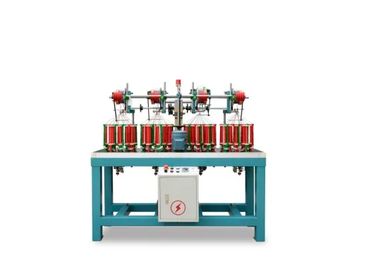 High-speed rope braiding machine