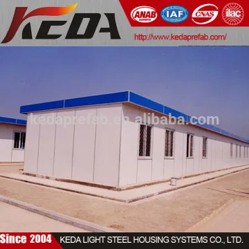 Indian style import modular kit houses with ISO certificate 9001