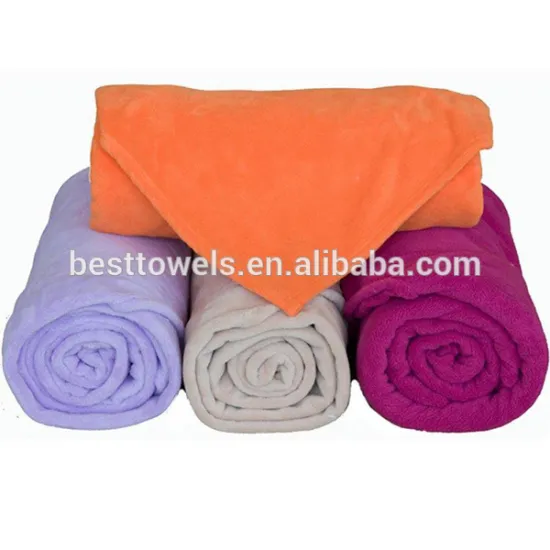 high quality solid 100% polyester picnic blanket wholesale