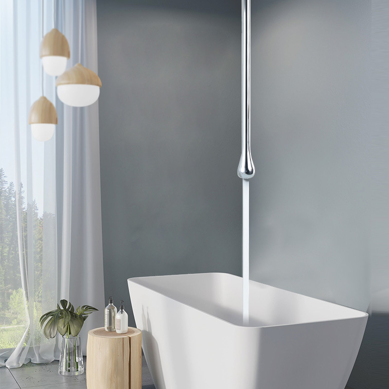 위생 도자기 욕실 센서 믹서 자동 수도꼭지 데크 장착 믹서 수도꼭지