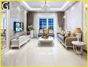Living room tile like polished cotton fabric tile