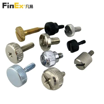 Computer PC Case Aluminum Knurled Thumb Screws