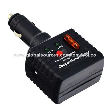 Computer battery charger for car, internal fuse helps to prevent shorts