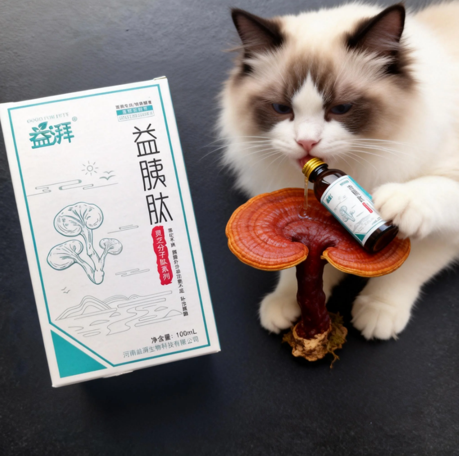 Ganoderma lucidum pet immune support