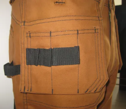 European men casual trousers work pants with knee