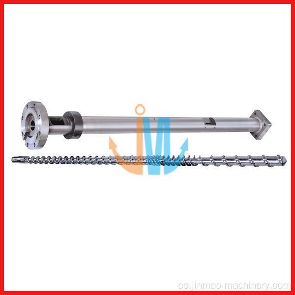 Barril de tornillo de máquina de extrusión de pellets