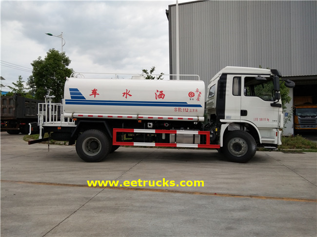 SHACMAN 11 Ton Truck Water Tanks