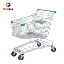 Supermarket PU wheels German Shopping Trolley