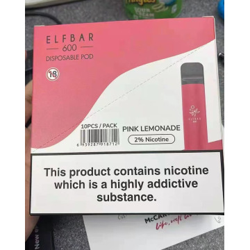 ELF BAR 600 Puffs Disposable Vape