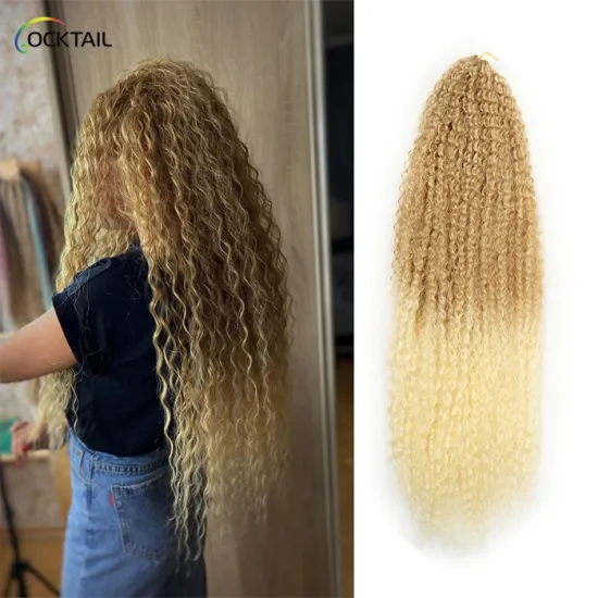 2021 new design kinky brazilian curl braid high temperature fiber afro twist brazilian curl braid in stock