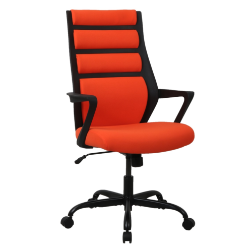 PP Armrest Fabric Upholstery High Back Mesh Chair