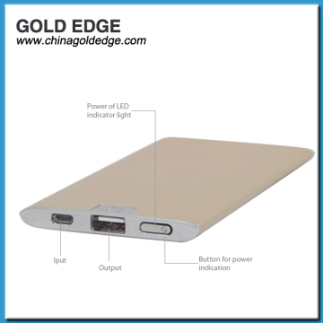 Manufacturer Wholesale Mobile Power Bank, Portable Power Bank Real Capacity 5000mAh