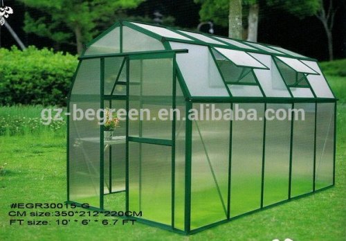 EGR30015-G Aluminum Metal Type Garden Greenhouse,Flower Greenhouse,Grow Tent,Hobby Greenhouse