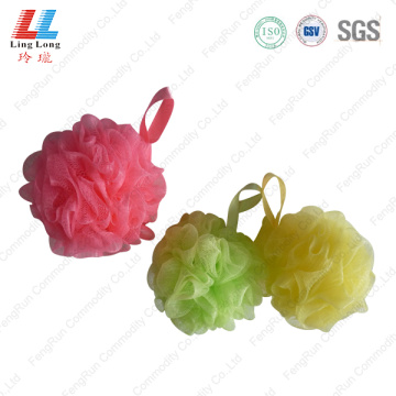 Single style sightly mesh bathing sponge