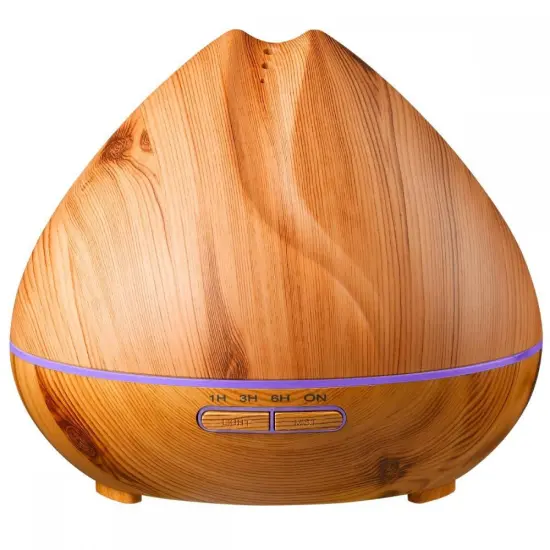 New Model Ultra Quiet Smart Wooden Humidifier 400ml