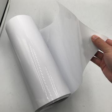 Opaque white PET thermoplastic polyester packaging film