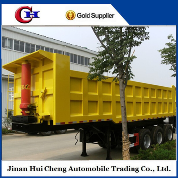 Three axle dump semi truck trailer 60tons low price sales