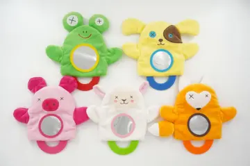 Baby Plush Hand Puppet with Teether