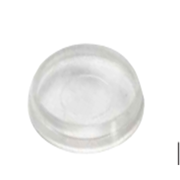Transparent plastic caster cup