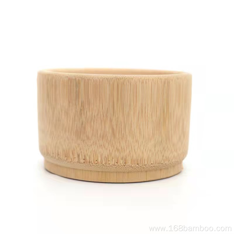 High Quality Bamboo Cosmetic Container Candle Wax Tube