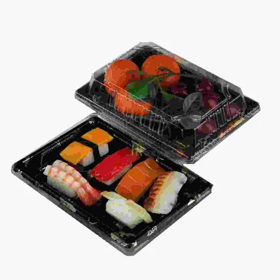 Takeaway Frozen Food Packaging Plastic Sushi Tray