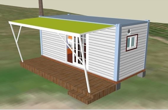 Rápida construcción móvil prefabricada almacén de contenedores