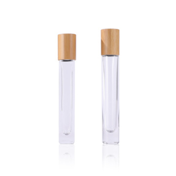 Glass Roll On Bottle with Bamboo Lid 10ml