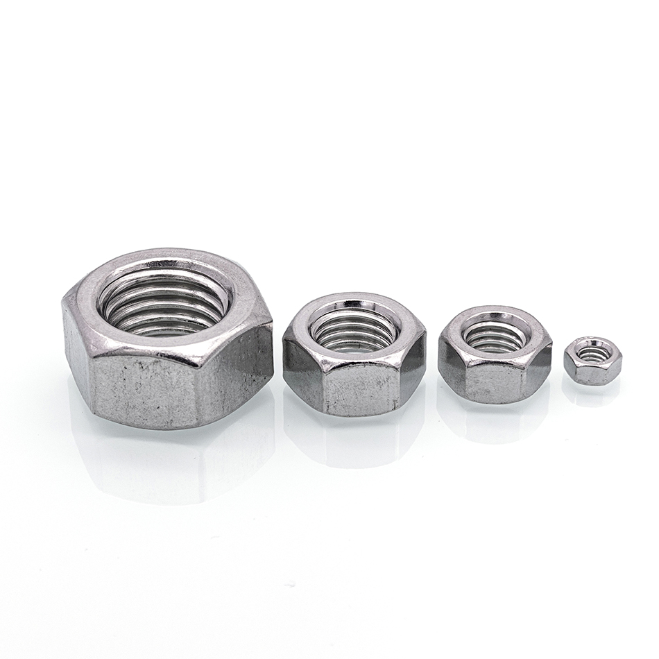 Stainless steel types of hex nuts