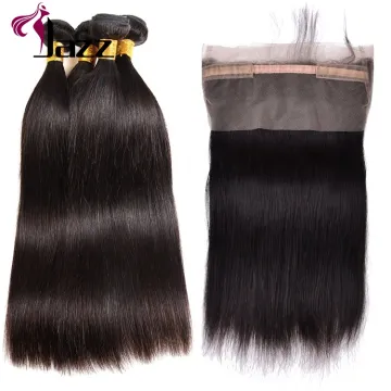 Pre plucked bleached knots 360 lace frontal closure indian hair, transparent 360 swiss lace frontal band overnight shipping