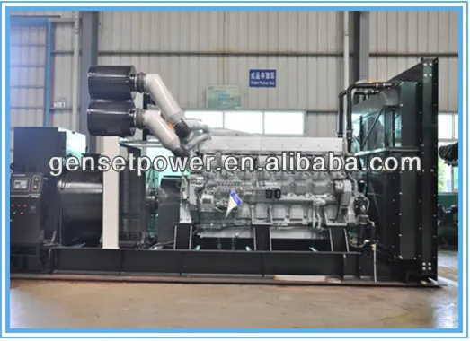 500kw mitsubishi power generator with marathon alternator for industrial production