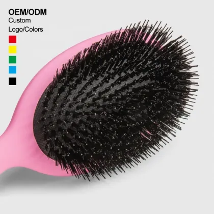 Nylon Hair Extension Brush: Tangle-Free Salon Spa Solutions for Wet or Dry Hair