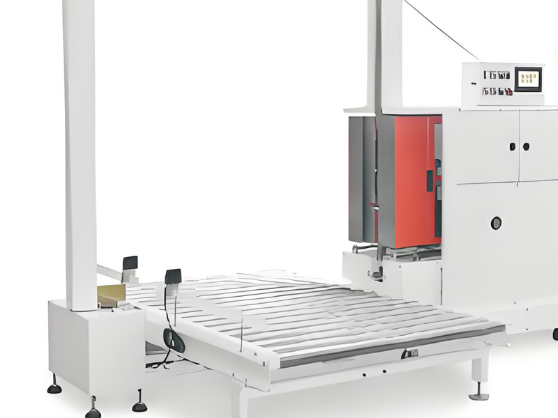 Horizontal Through-Arm Pallet Strapping Machine